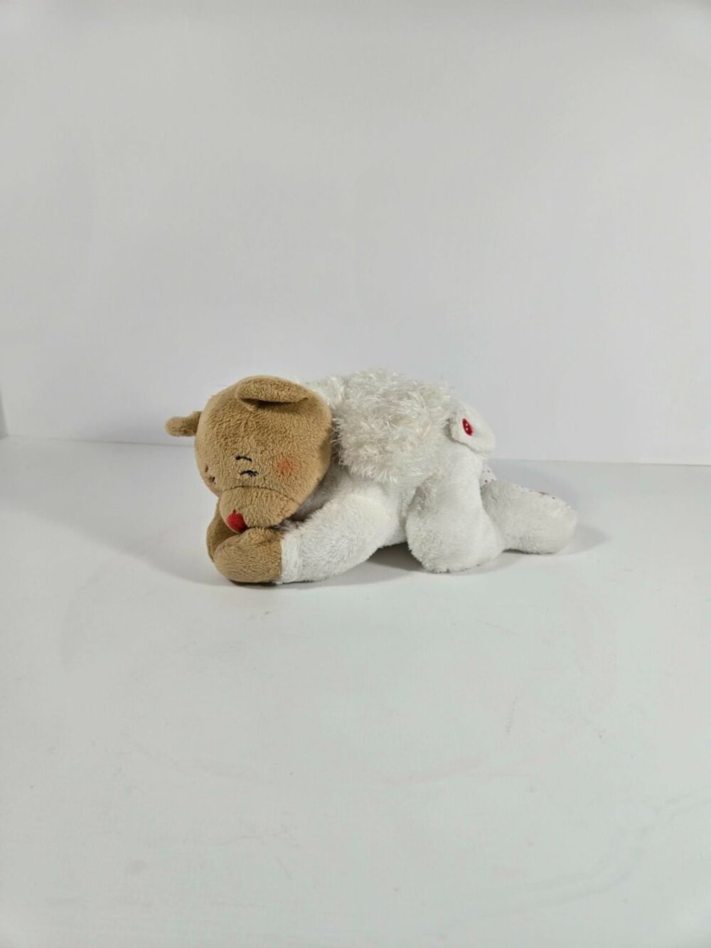 Vintage Ganz Baby Bear Angel Musical Plush 8" Works‎ Plays Silent Night Heart